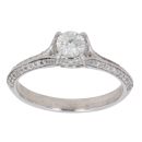 Jenny Packham 18ct White Gold 0.56ct Brilliant Cut Diamond Solitaire Ring