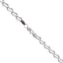 9ct White Gold Fancy Chain 18"