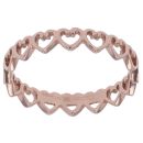 9ct Rose Gold Heart Clogau Ring