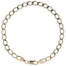 9ct Yellow Gold Curb Bracelet 7.5"