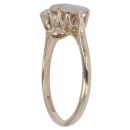 9ct Yellow Gold Opal Three Stone Ring