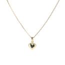 14ct Yellow Gold Child's Heart Pendant & Chain