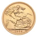 1965 Elizabeth II First Portrait UK Full Sovereign Coin