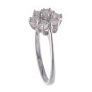 18ct White Gold 0.60ct Diamond Cluster Ring
