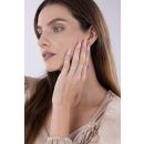 9ct White Gold 0.70ct Oval Cut Lab Grown Diamond Eternity Ring