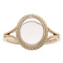 9ct Yellow Gold Moonstone Solitaire Ring