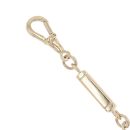 9ct Yellow Gold Bar Links Fancy Bracelet 7.5"