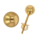 22ct Yellow Gold Ball Stud Earrings