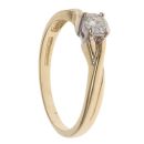 18ct Yellow Gold 0.23ct Brilliant Cut Diamond Solitaire Ring