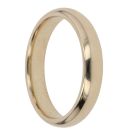 9ct Yellow Gold Patterned Wedding Band 3.8mm