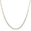 9ct Yellow Gold Curb Chain 18"