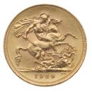 1929 George V Small Head South Africa Full Sovereign Coin