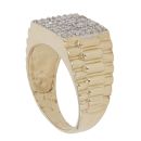 9ct Yellow Gold 0.50ct Brilliant Cut Diamond Signet Ring