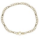 9ct Yellow Gold Fancy Bracelet 9"