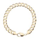 9ct Yellow Gold Curb Bracelet 8.5"