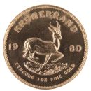 1980 1oz South Africa Krugerrand Coin