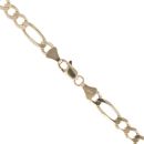 9ct Yellow Gold Figaro Chain 20"