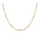 14ct Yellow Gold Greek Key Fancy Chain 24"