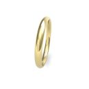 18ct Yellow Gold Traditional Court Wedding Band 2.5mm
