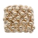 9ct Yellow Gold Five Row Keeper Ring