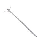 Silver Cubic Zirconia 7.5" Tennis Bracelet by Icesia