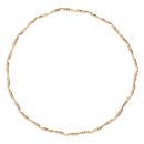 9ct Yellow Gold Plain Wave Bangle