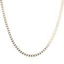 9ct Yellow Gold Curb Chain 22"