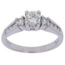 Platinum 0.65ct Diamond Solitaire Ring