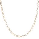9ct Yellow Gold Patterned Belcher Chain 20"