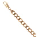 9ct Yellow Gold Curb Bracelet 8"