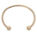 9ct Yellow Gold Plain Torque Bangle