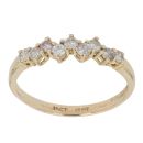 18ct Yellow Gold 0.35ct Brilliant Cut Diamond Fancy Ring