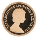 1980 Elizabeth II Decimal Portrait UK Half Sovereign Coin