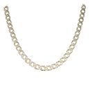 9ct Yellow Gold Double Curb Chain 18"