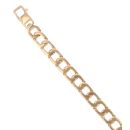 9ct Yellow Gold Fancy Bracelet 8"