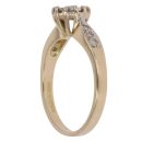 18ct Yellow Gold 0.20ct Brilliant Cut Diamond Solitaire Ring