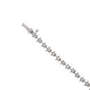 18ct White Gold 0.35ct Brilliant Cut Diamond Star Bracelet 7"