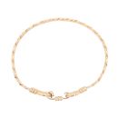 9ct Yellow Gold Patterned Celtic Bangle