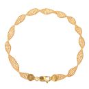 22ct Yellow Gold Twist Bracelet 7.5"