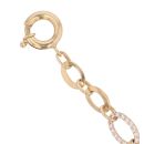 9ct Yellow Gold Cubic Zirconia Fancy Bracelet 6.5"