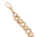 9ct Yellow Gold Patterned Belcher Bracelet 9"