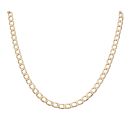 9ct Yellow Gold Curb Chain 22"