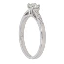 18ct White Gold 0.50ct Brilliant Cut Diamond Solitaire Ring