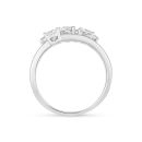 9ct White Gold 1.50ct Lab Grown Diamond Bubble Ring Lab Grown