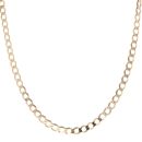 9ct Yellow Gold Curb Chain 18"