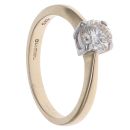 9ct Yellow Gold 0.50ct Brilliant Cut Diamond Solitaire Ring