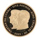 2023 King Charles III Coronation Tristan Da Cunha 5 Pounds Coin