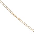 9ct Yellow Gold Square Link Curb Chain 22"