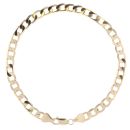9ct Yellow Gold Curb Bracelet 7.5"