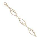 9ct Yellow Gold Fancy Bracelet 7"